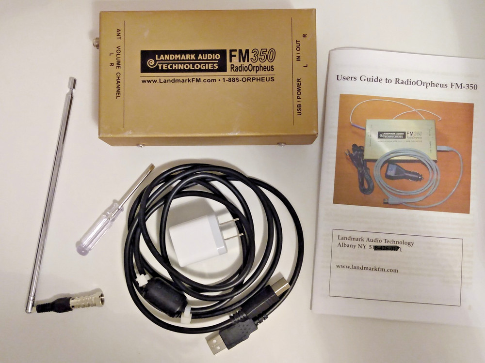 Stereo FM Radio Transmitter w Antenna - Pro Quality full band w USB+Analog Input