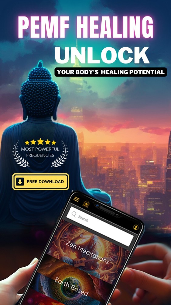 PeMF Healing & Meditation Mobile Application (Free) Android / Apple / Desktop