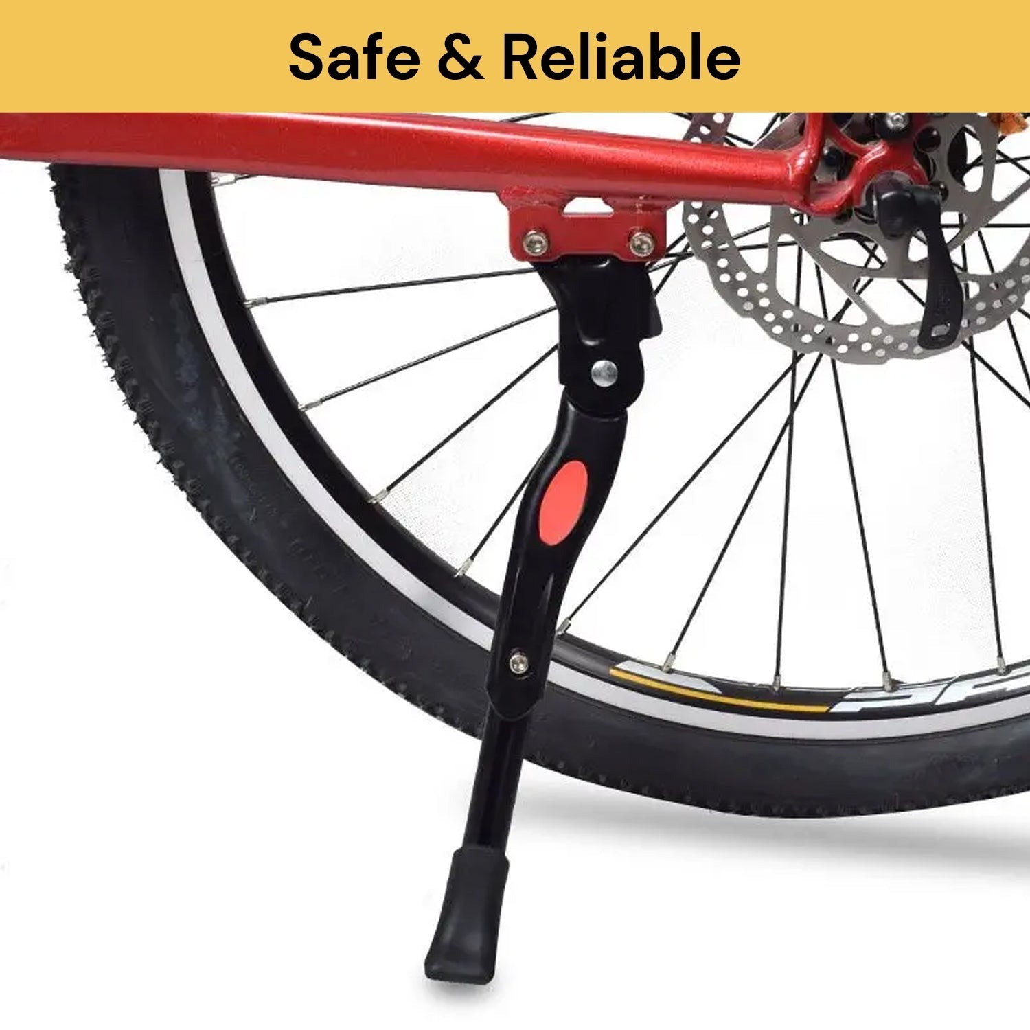 Adjustable Bicycle Kickstand Non-Slip Easy Bike Side Kick Stand for Most 16"-26"