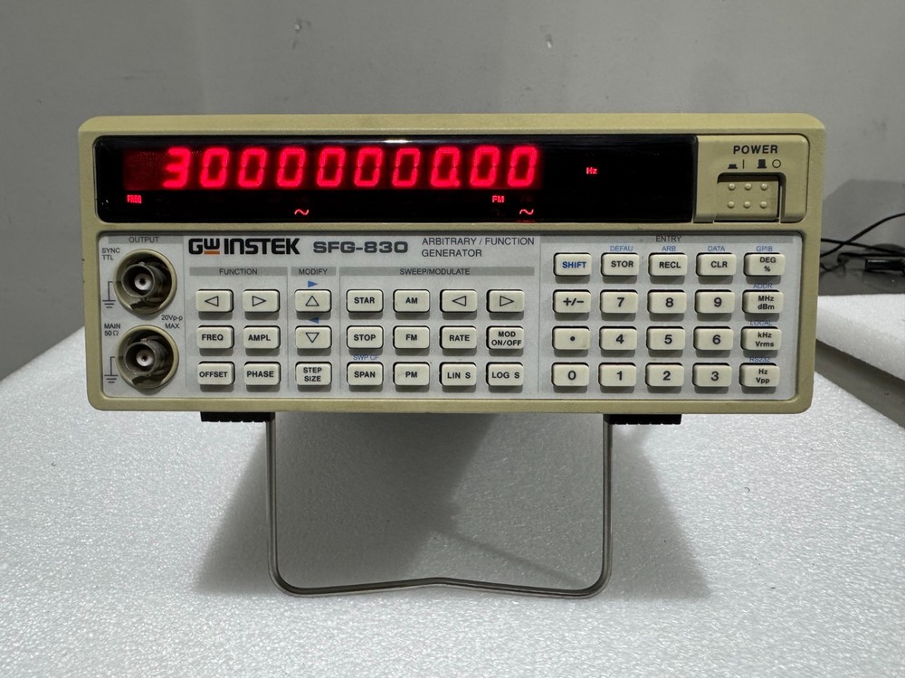 GW Instek SFG-830 30MHz Arbitrary Function Generator with GPIB
