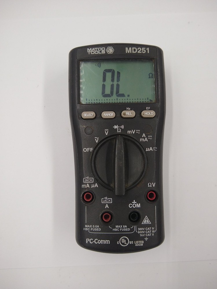 MATCO BASIC DIGITAL MULTIMETER MD251