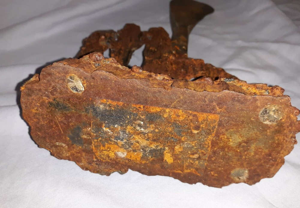 Brutalist Iron Sculpture Signed Kramar