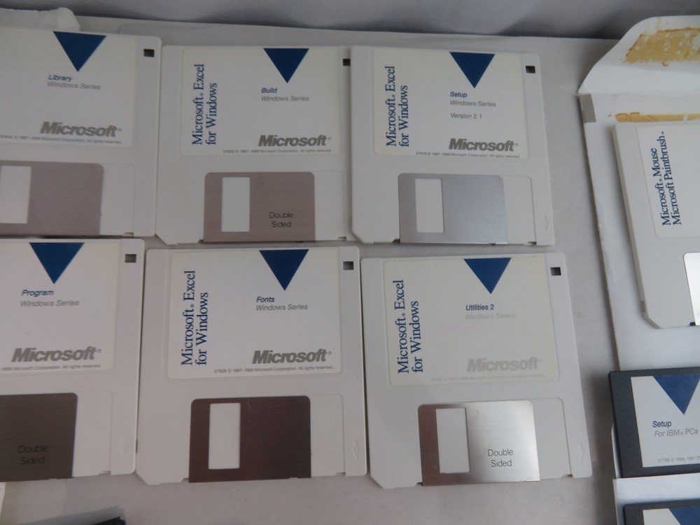 Microsoft Excel Floppy Disks Lot