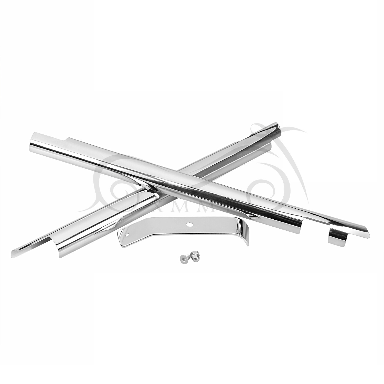 Chrome Front Frame Down Tube Covers For Harley Heritage Softail Classic Deluxe