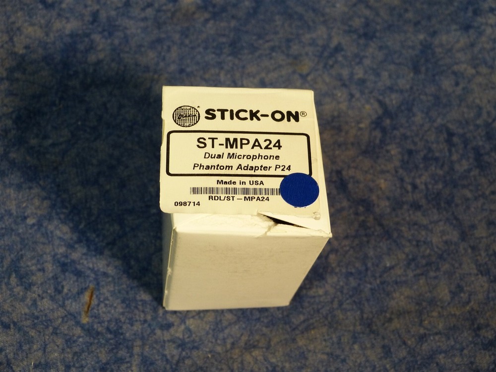 RDL ST-MPA24 2-Channel Microphone 48 V Phantom Adapter (G98)