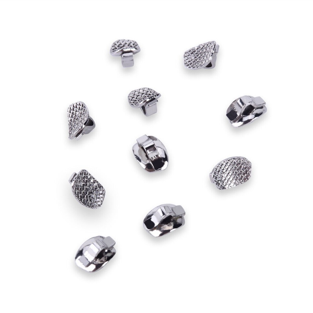 10pcs/Pack Orthodontic Dental Direct Bond Eyelet Rectangular Base Lingual Button