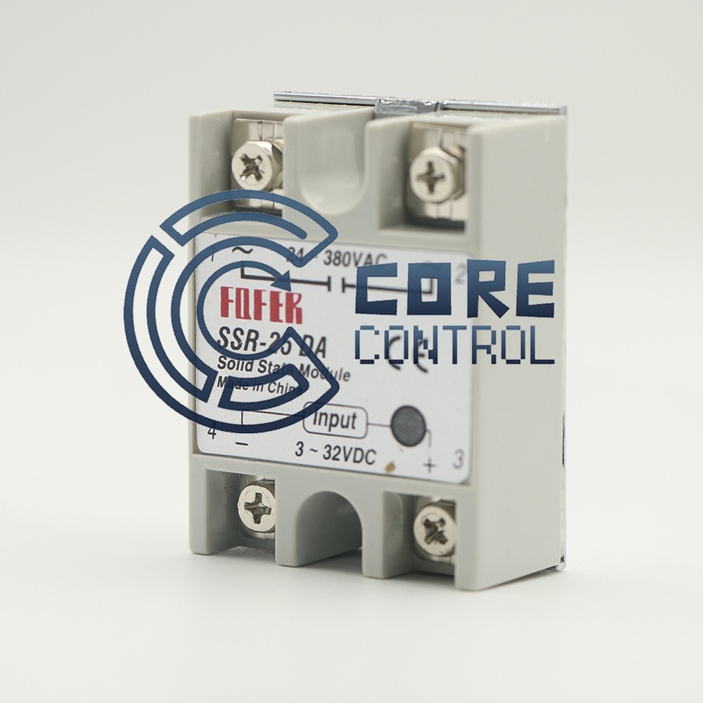 2PCS New SSR-25 DASingle Phase DC Control Solid State Relay FOTEH