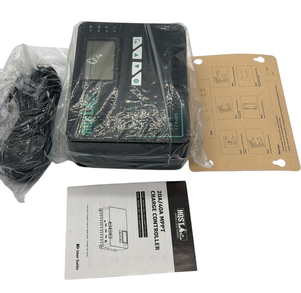 HQST 20A Smart MPPT Solar Charge Controller - Open Box