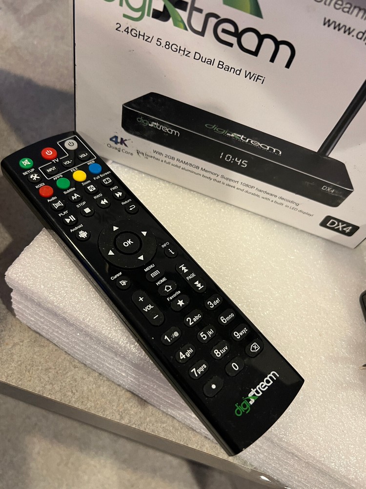 DigiXstream DX4 Quad Core 4K HD Streaming Player. Used
