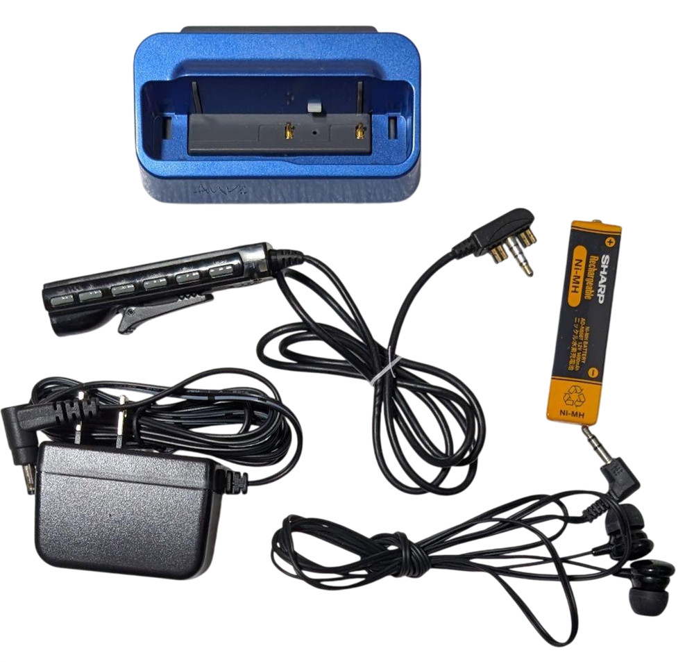 SHARP MD-DR77 Blue Portable MD Recorder Player Auvi Basic Operation Tested OK