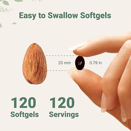 1 PACK Astaxanthin 120 Softgels 12mg - Supports Eye Health and Joint Health