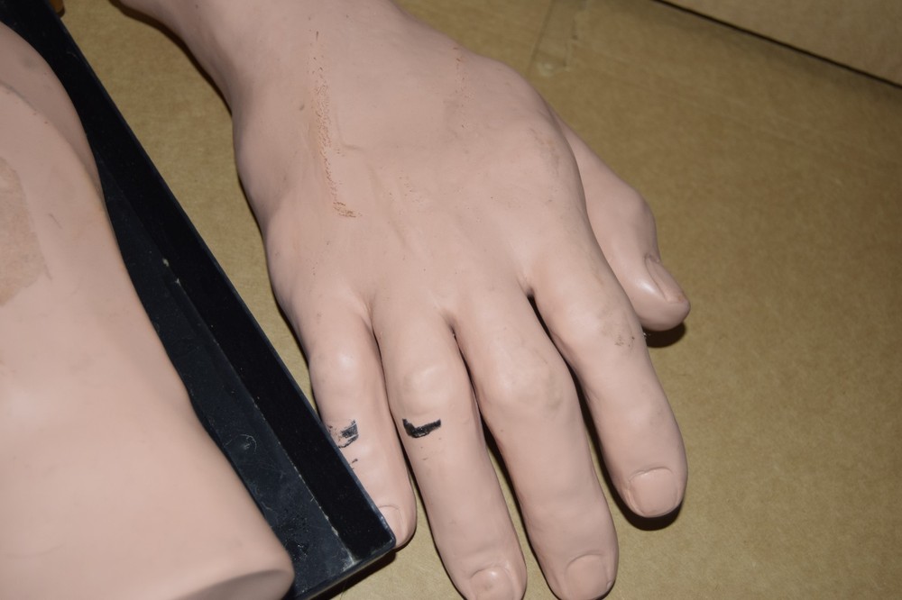 Phlebotomy / Venipuncture Practice Training Arm Hand Model Nurses Techs EMT's