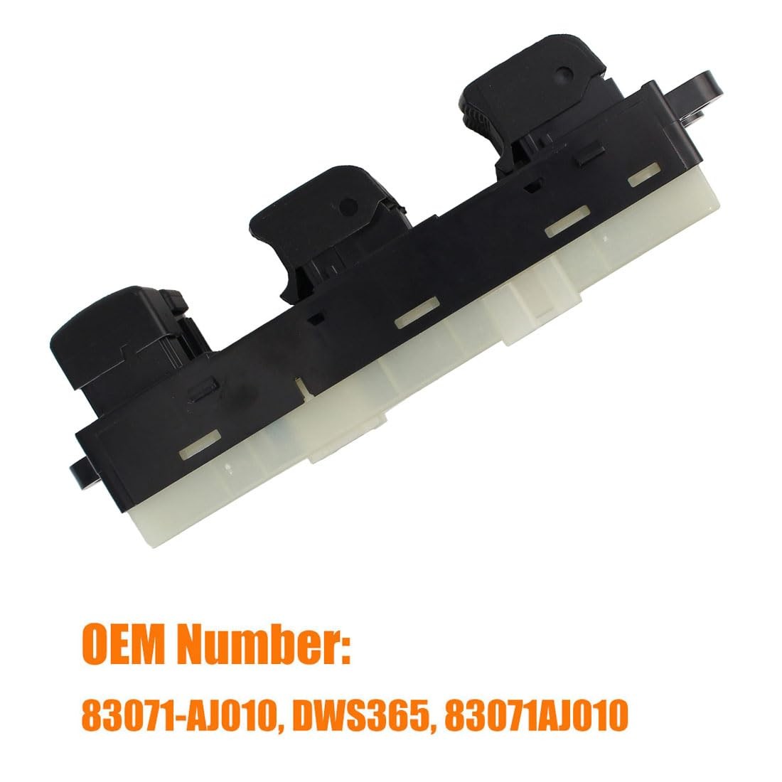 83071-AJ010 Driver Side Master Power Window Switch 83071-AJ010, Black