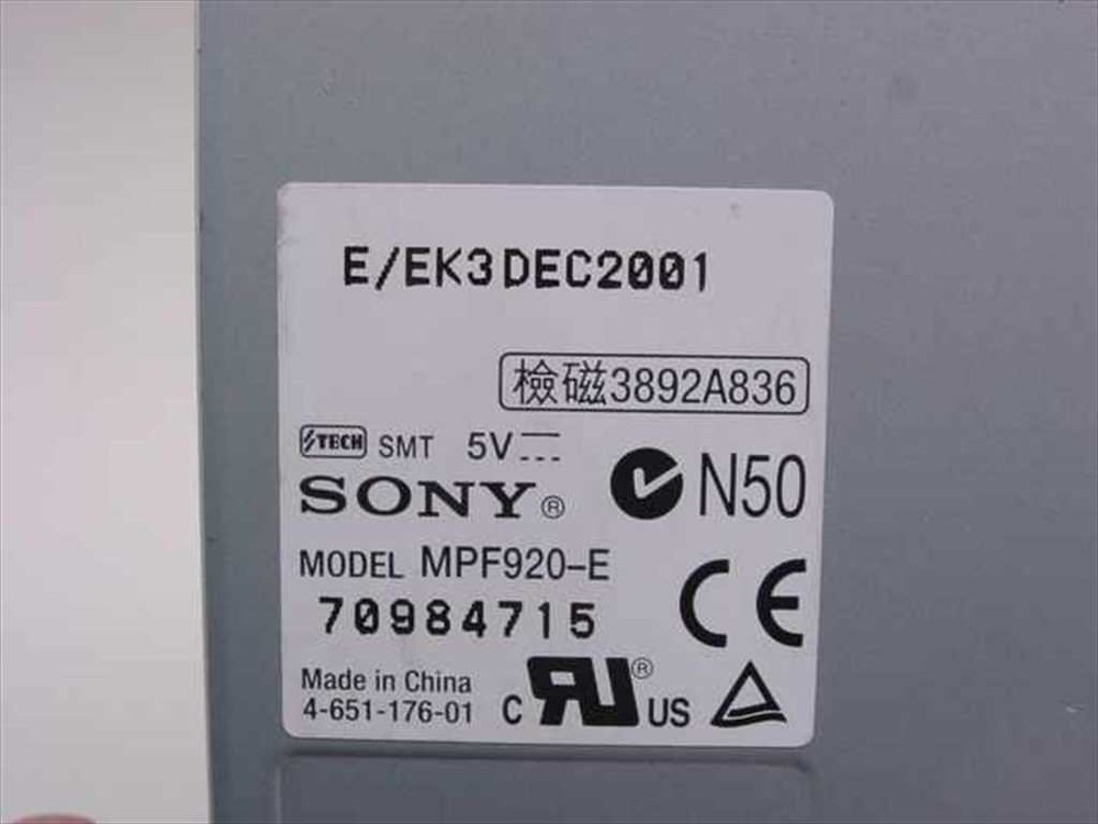 Sony MPF920-E 3.5 Internal Floppy Drive E/EK3