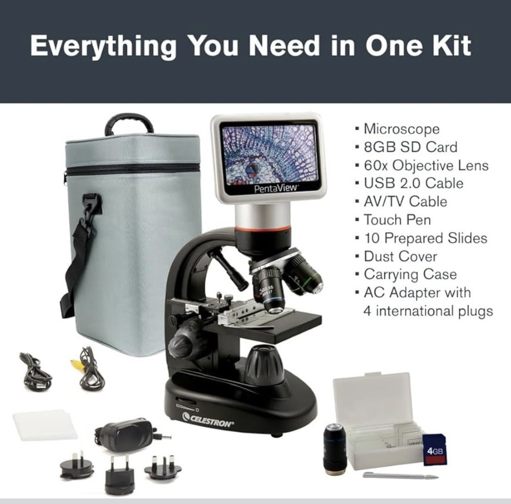 Celestron PentaView LCD Digital Microscope 44348-CGL