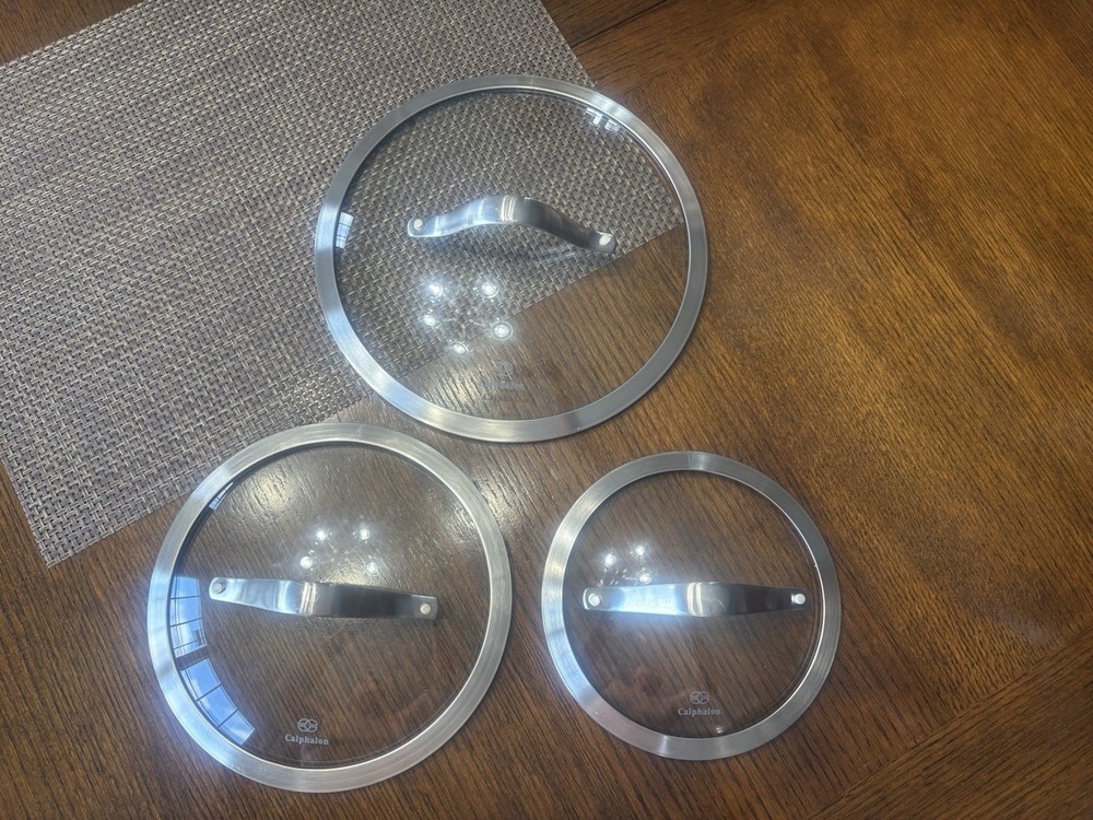 Calphalon Stainless Glass Replacement Lids 3 sizes
