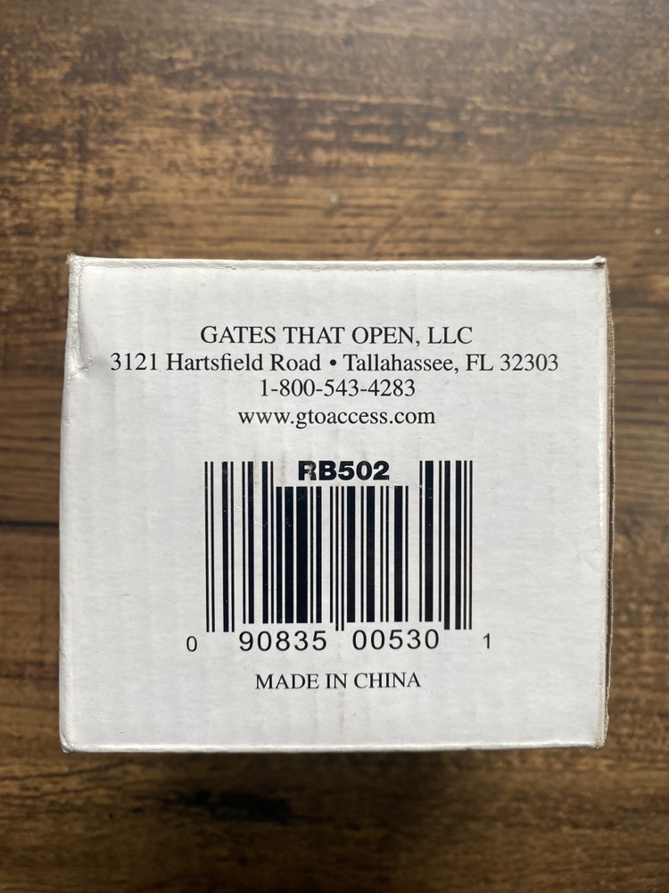 GTO RB502 Transformer - 14 Volt - AC - Operator Only - Open Box