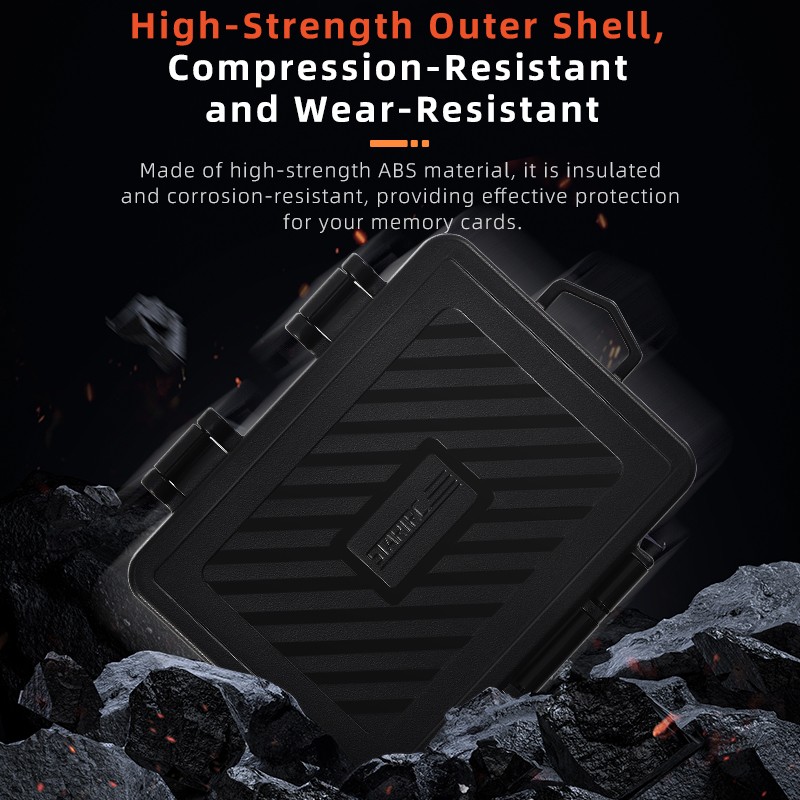 Camera SD TF Card Memory Card Storage Box Waterproof Case for DJI/Insta 360