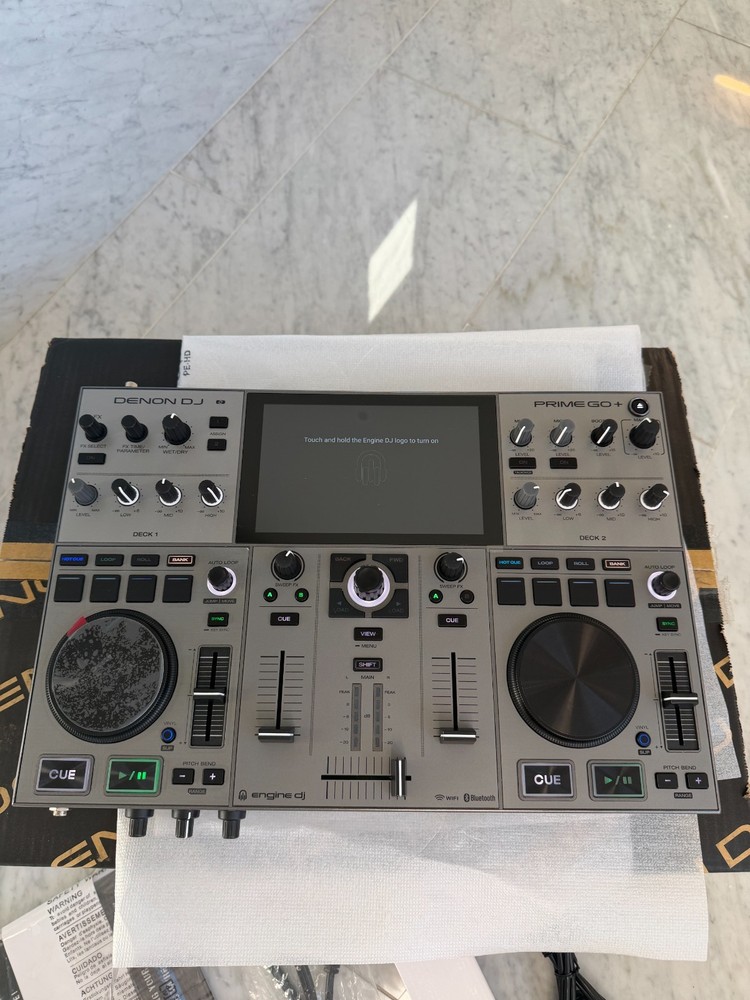 Denon DJ PRIME GO+ Portable Battery Powered Standalone 2 Deck DJ Controller