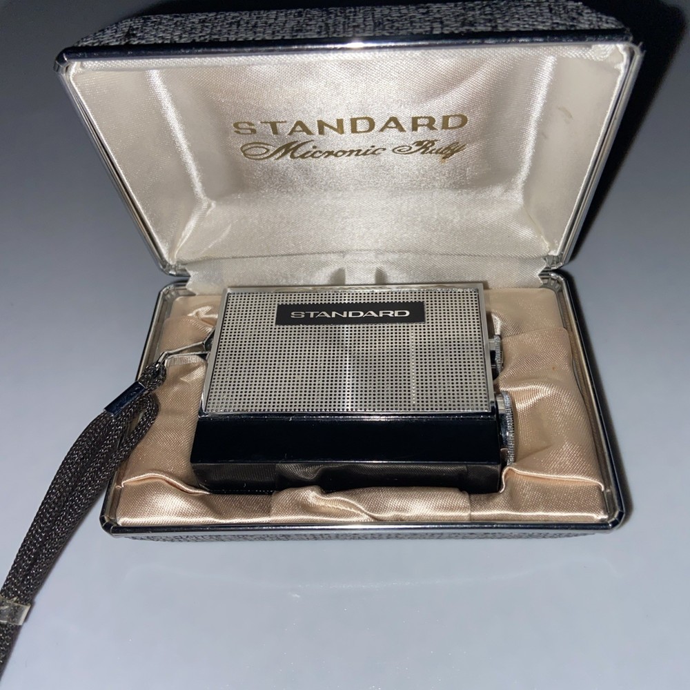 Vtg STANDARD Micronic Ruby SR-H436 Micro TRANSISTOR Radio Untested In Case
