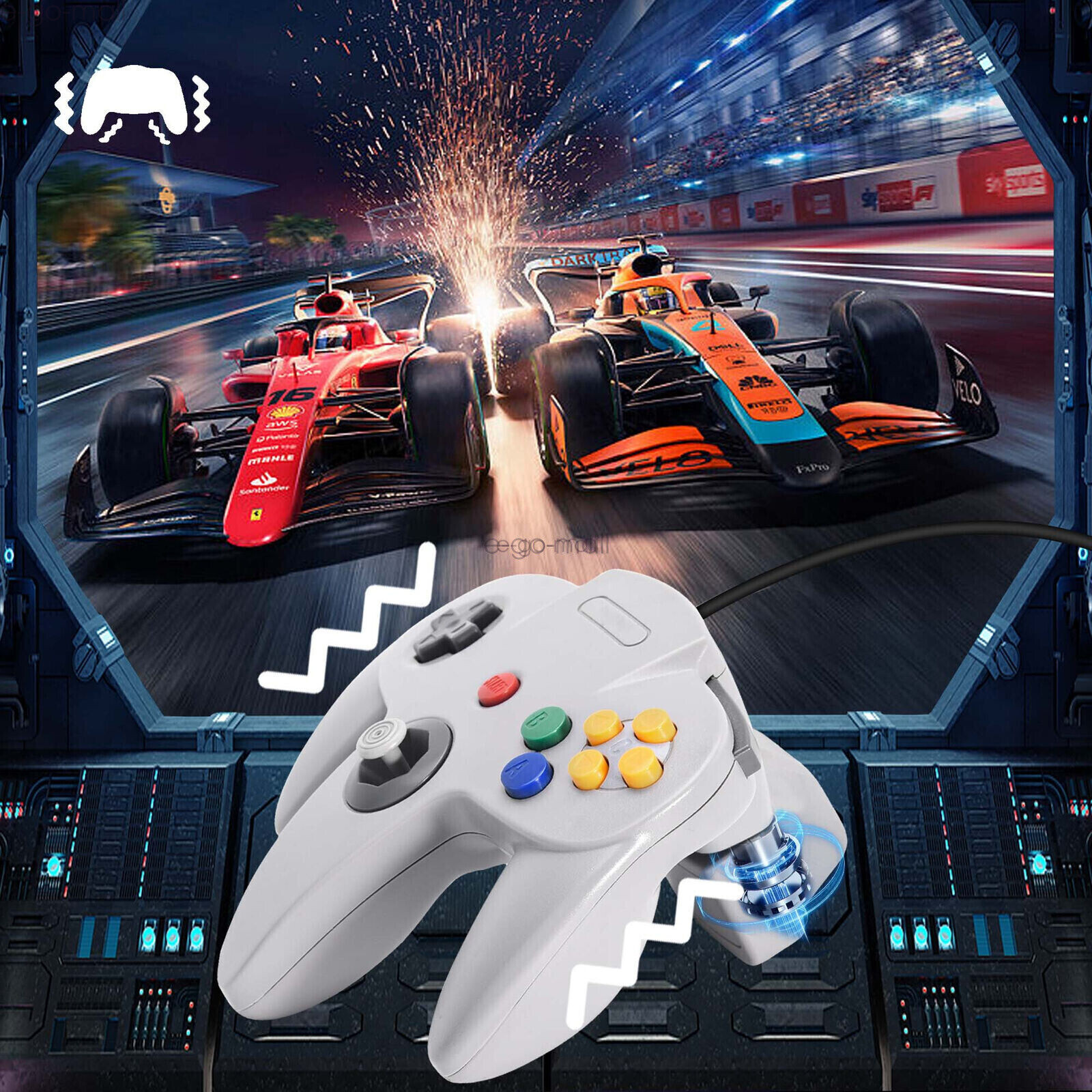 Nintendo 64 Rumble Pak Vibration Pak Controller Shaker N0.2374 for N64 Gamepad