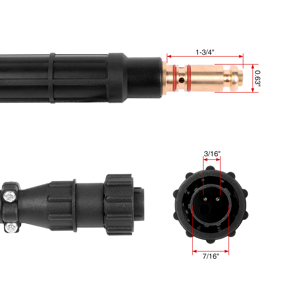 MIG Welding Gun Torch 100A 10' K530-6 Replacement for Lincoln Magnum 100L