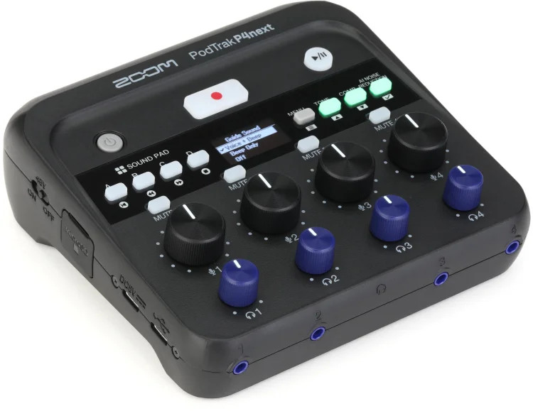 Zoom PodTrak P4next Audio Interface