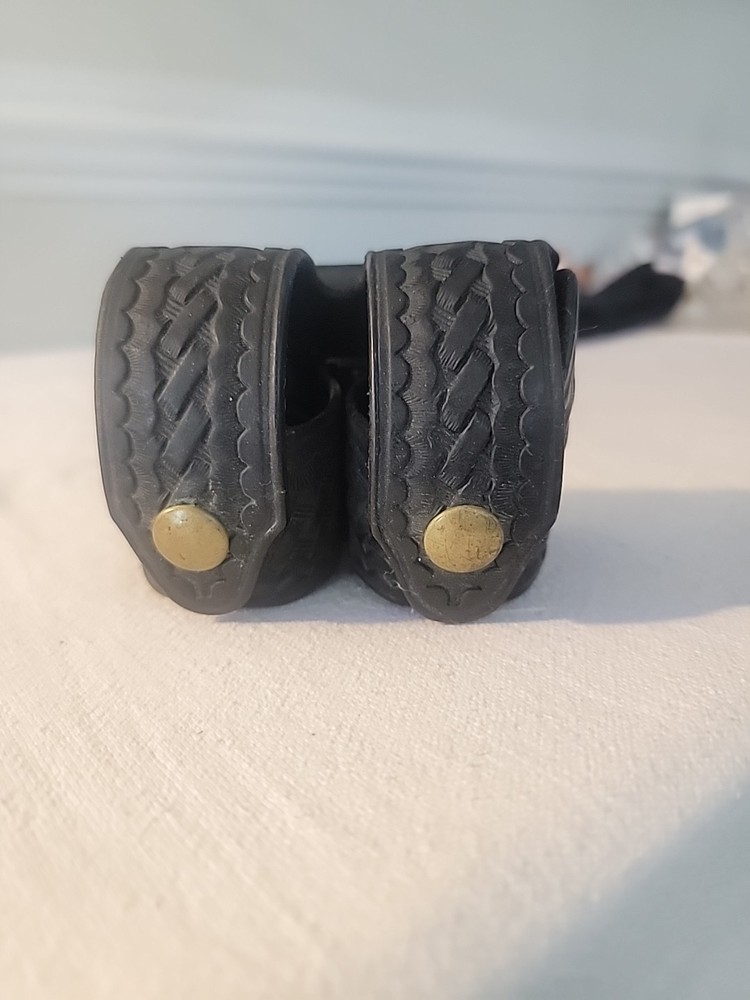 HKS 103 Med Speed Loader Dual Case Pouch belt loop Black