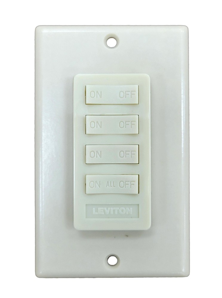6900-4A, Leviton, Wall Mounted Controller Command Keypad, Ivory