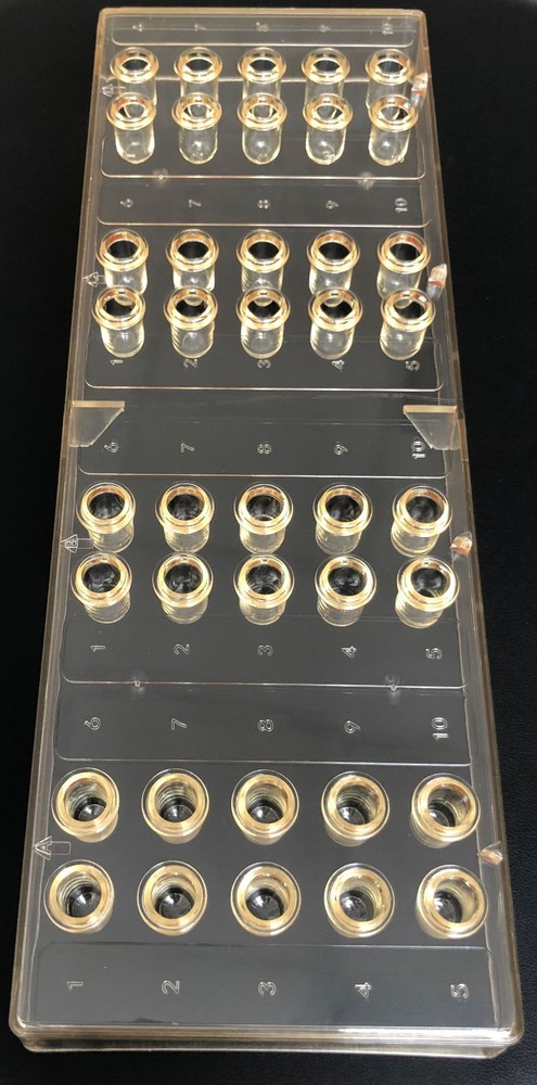 ALLERGY 40-VIAL TRANSLUCENT PLASTIC TRAY