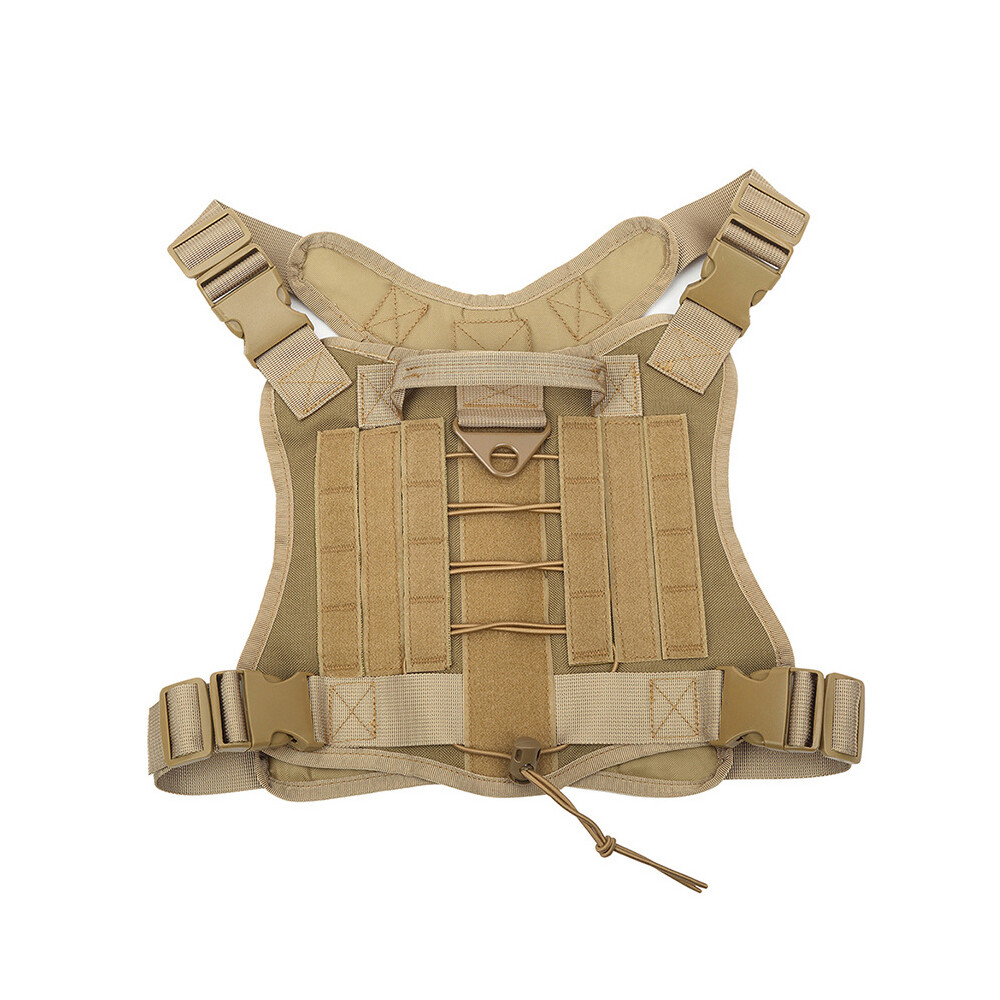 Tactical Dog Harness with Handle Large Military Working Dog Vest for Training