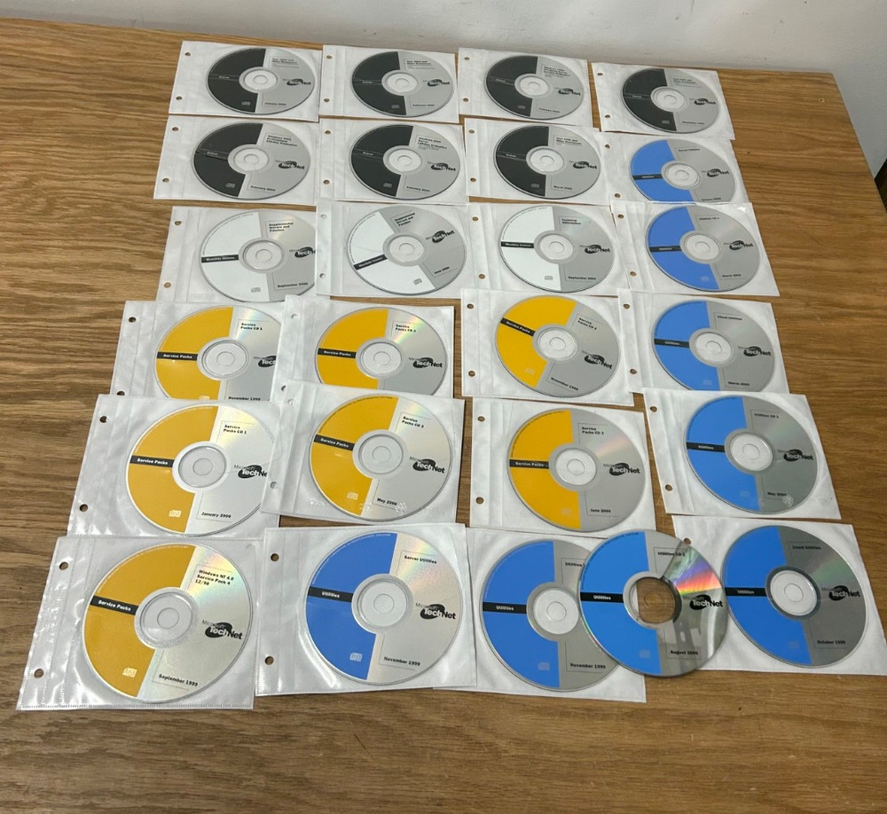 Microsoft TechNet Bundle 1999 2000 Utilities Extras Monthly Issues Service Packs