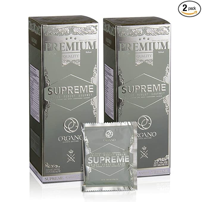 2 boxes of Organo Gold Ganoderma Gourmet – Café Supreme(20 sachets)