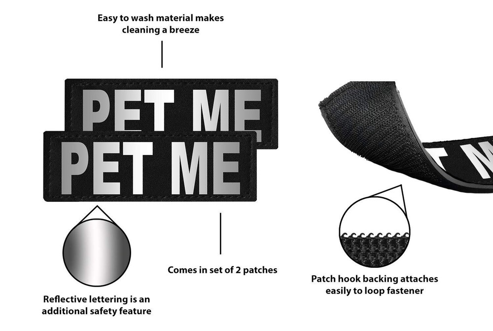 Pet Me Removable Patches Small/Medium