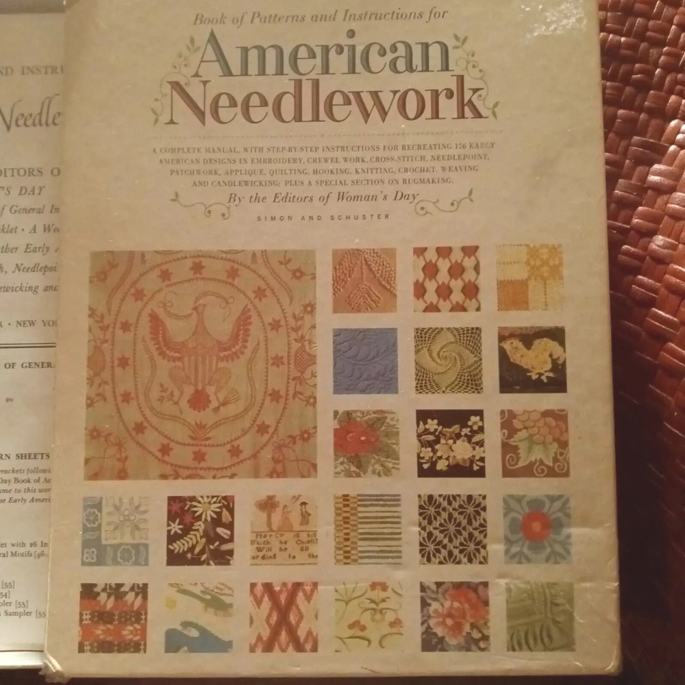 American Needlework Patterns Womens Day 1963 Box of 20 Patterns & Instructions