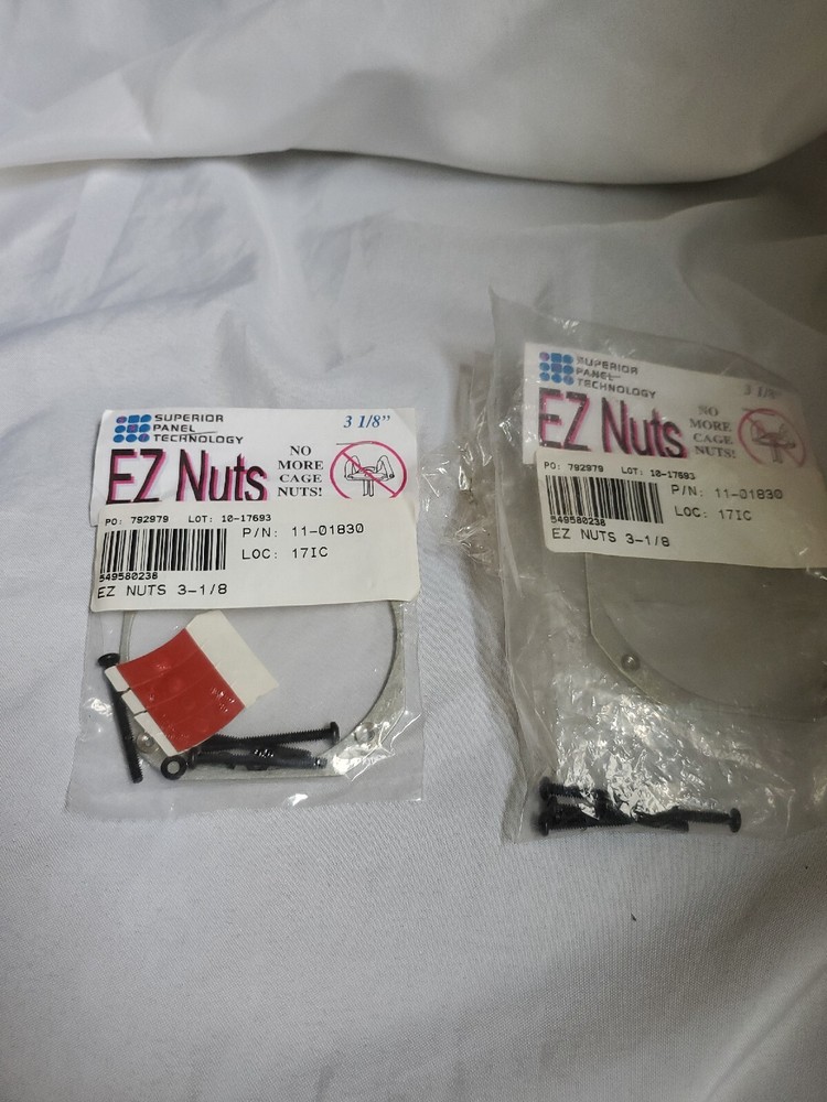 Superior Panel Technology Easy Nuts 2-1/4” bezel backing New