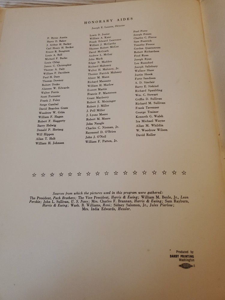 1951 Jefferson Jackson Dinner Program Includes Menu Democratic Fundraiser RARE A