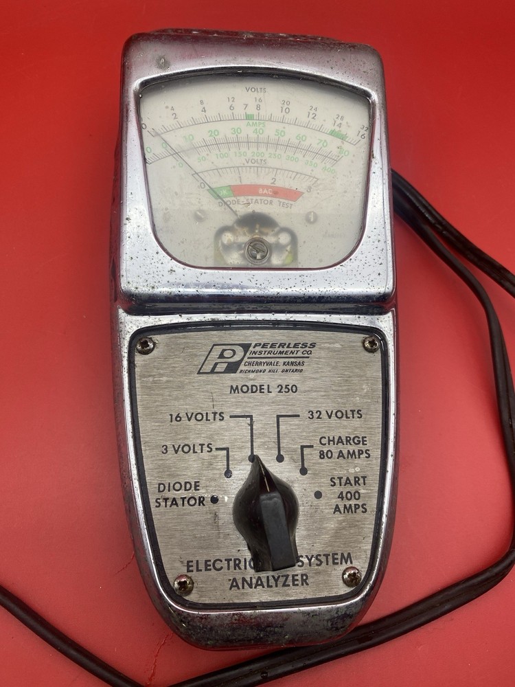 Peerless Instrument Co. Automotive Electrical System Analyzer Model 250 Works