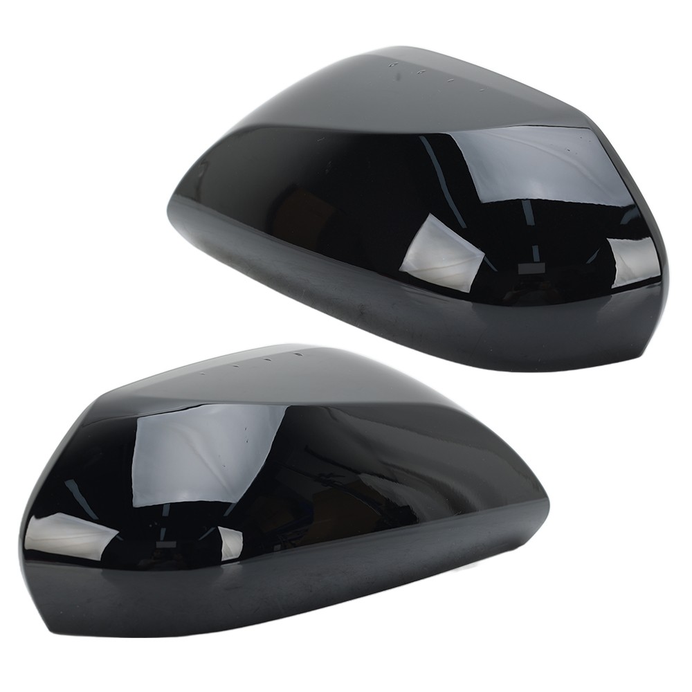 Pair Left&Right Side Mirror Cover Cap for 2018-2024 Toyota Camry Gloss Black