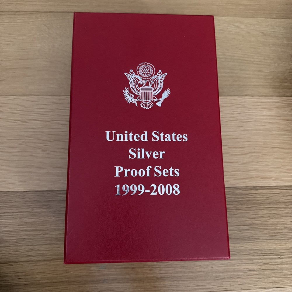Complete Set 1999 To 2007 Silver Proof, Proof, And Uncirculated Sets, With COA'S
