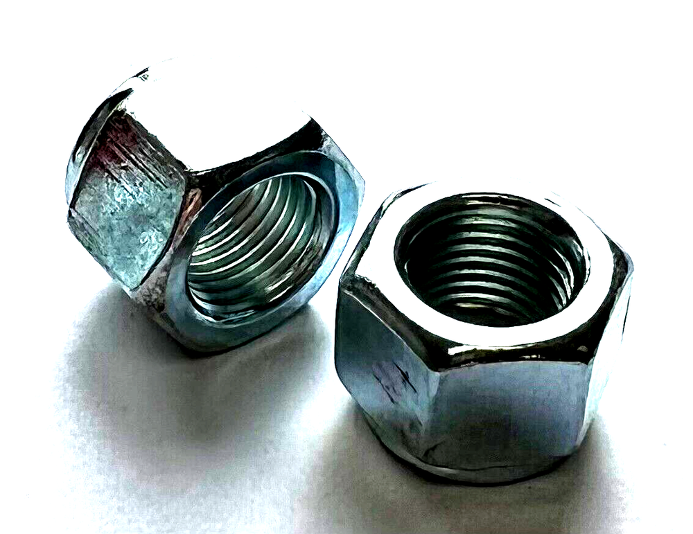 1/2-20 ZINC NYLON INSERT STOP LOCK NUT - 10 PIECES