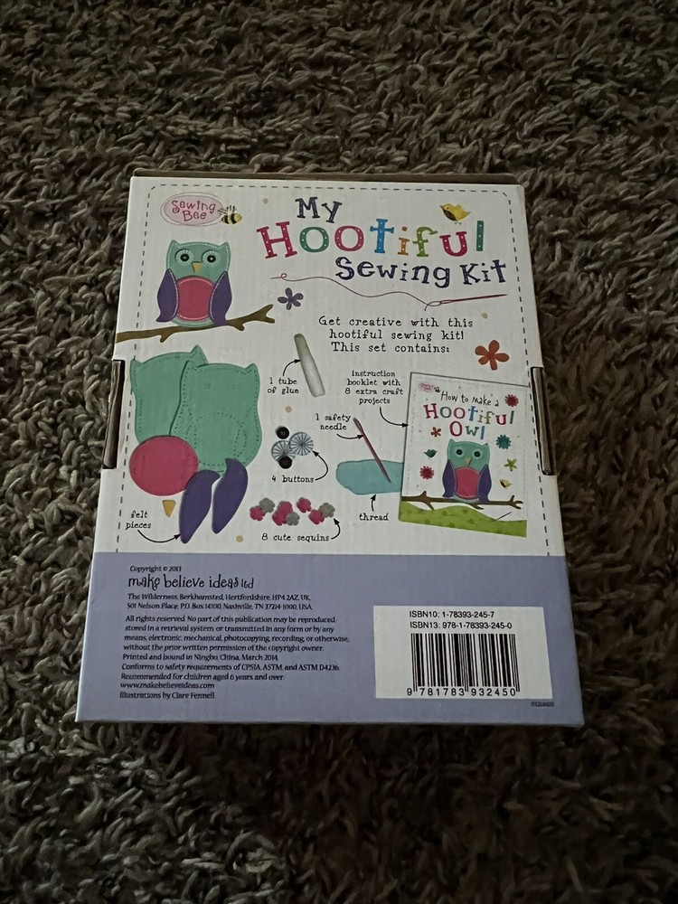 Sewing Bee My Hootiful Sewing Kit NEW