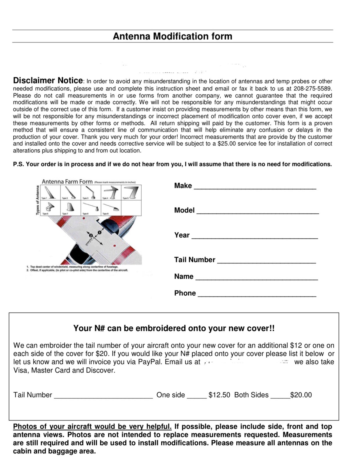 Cessna 182 SurLast cabin and Windshield Covers with color options