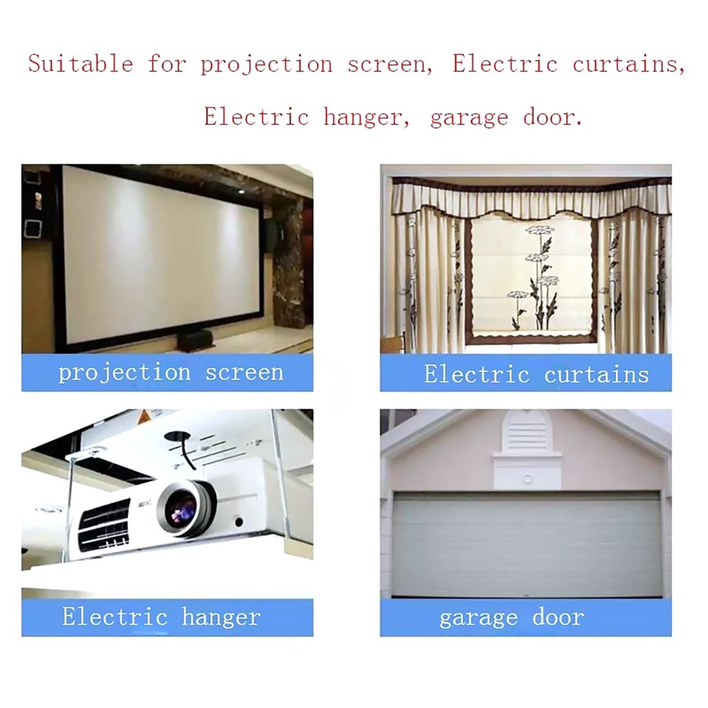 Durable Wireless Screen RF Remote Control Switch For Projector Screen Curtain