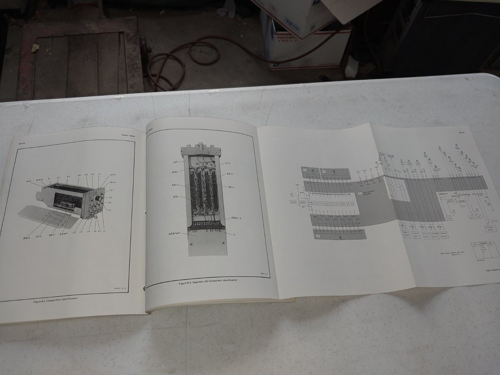 Original HP 1930A Pseudo Random Binary Sequence Generator O & S manual