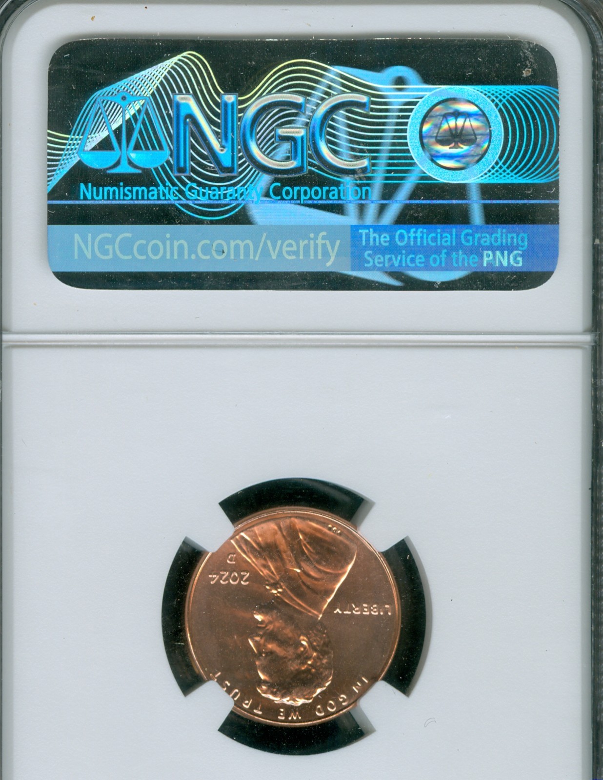 2024 D LINCOLN SHIELD CENT NGC MS68 RD E.R. MAC SPOTLESS .