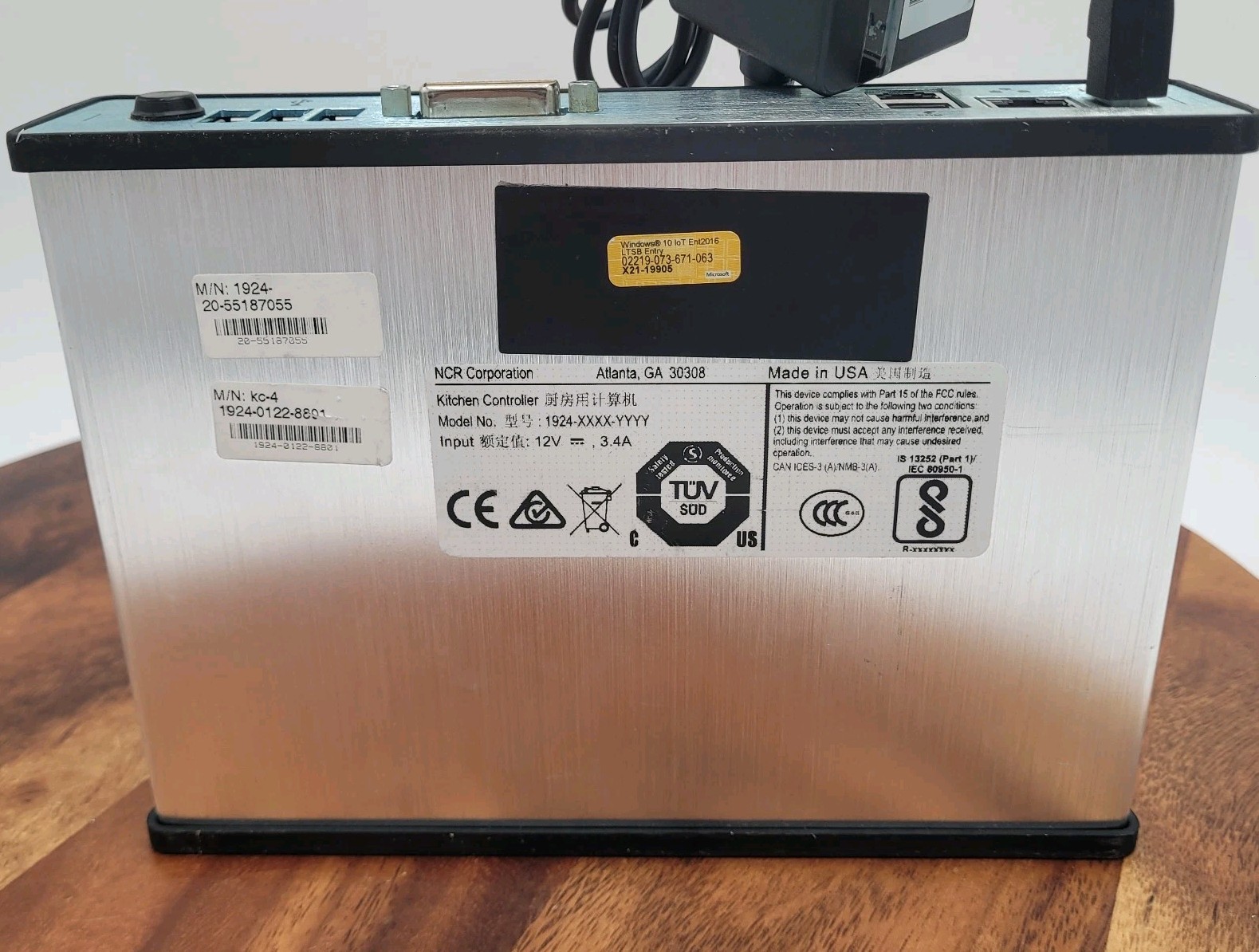 NCR 1924 Kitchen Controller Windows 10