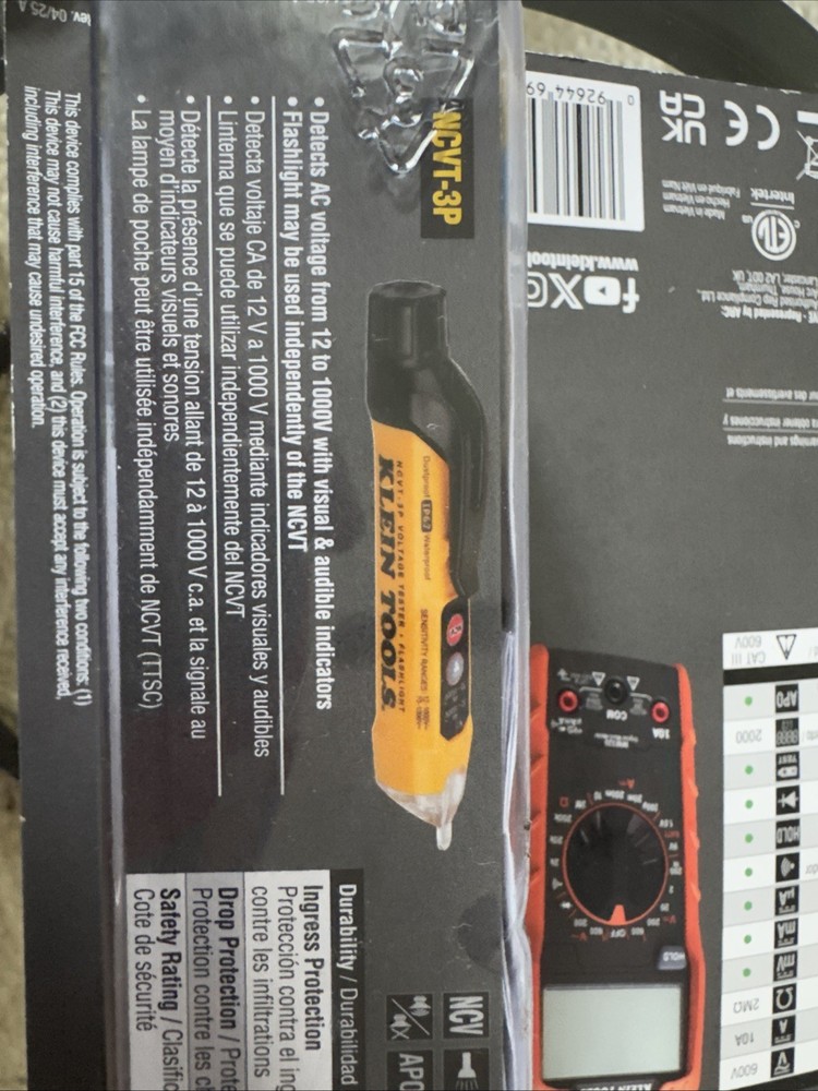 Klein Tools Electrical Test Kit. Digital Multimeter/Non-Contact Voltage Tester