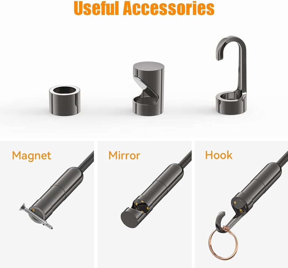 5.0MP HD USB Borescope Inspection Camera Auto-Focus Endoscope for Android