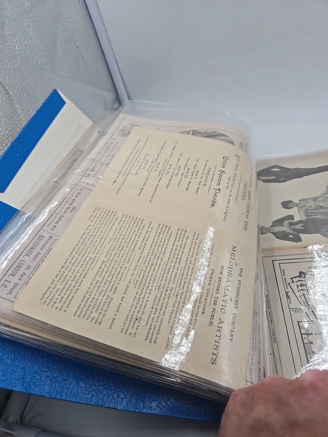 Lot Of Theater Programs And Paper